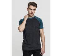 Urban Classics T-Shirt gris basalte / pétrole, Taille L