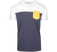 T-shirt - URBAN CLASSICS - 3-TONE - 100% coton - Manches courtes - Col arrondi XXL