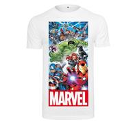 T-shirt Urban Classics Avengers Allstars Team Blanc S