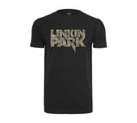 Mc Clothes Linkin Park Distressed Logo Short Sleeve T-shirt Noir L Homme