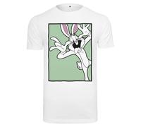 T-shirt Urban Classics looney tunes bugs bunny funny face Blanc M