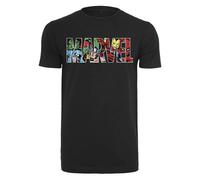 T-shirt Urban Classics marvel logo character Noir XS