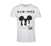 T-shirt Urban Classics Mickey Japanese Blanc XS