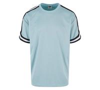 Urban Classics Oversized Stripes Mesh Short Sleeve T-shirt Bleu S Homme