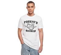 T-shirt Urban Classics Popeye Barber Shop Blanc XS