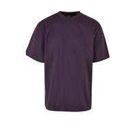 Urban Classics T-shirt basique à col rond surdimensionné à manches courtes avec épaules tombantes, 100 % jersey de coton, Violet nuit, 6XL