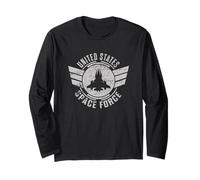 T-shirt US Space Force USSF - T-shirt effet vieilli Manche Longue