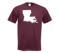 T-Shirt USA Louisiane Baton Rouge Pour Hommes Funshirt Imprimé Design