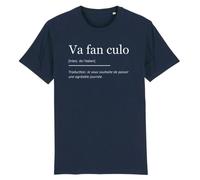 T Shirt ""Va fan culo"" - Pour Homme - Coton 100% bio - Confectionné en France M