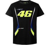 T-Shirt Valentino Rossi Vr46 Wrt Line,Enfant, Noir