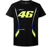 T-Shirt VALENTINO ROSSI VR46 WRT Line,Enfant, Noir 8-9 ans