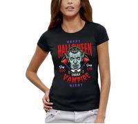 T-shirt VAMPIRE - PIXEL EVOLUTION - Femme - Coupe ajustée - 100% Coton semi-peigné XL