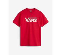 T-shirt Vans Classic manche courte rouge tomate blanc - M