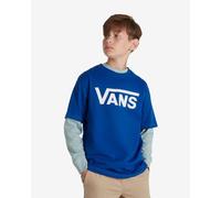 T-shirt Vans Classic manches courtes bleu intense blanc junior - XL