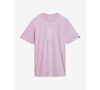 T-shirt Vans Crazy Eddy à manches courtes rose blanc - S