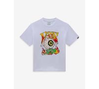 T-shirt Vans Eyeballie manche courte blanc pur orange junior - XL