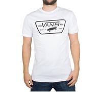 Vans Full Patch T-Shirt, Blanc (White/Black), X-Small Homme
