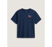 T-shirt Vans Metal Wall manches courtes bleu marine rose noir - L