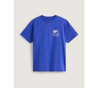 T-shirt Vans Stockpile manches courtes bleu électrique blanc - L