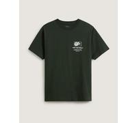T-shirt Vans Stockpile manches courtes vert foncé blanc - L