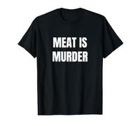 T-Shirt végétalien avec Inscription en Allemand Fleisch ist Murder T-Shirt Graphique avec Valeur