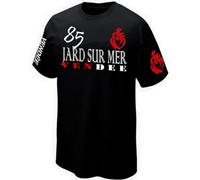 T-Shirt Vendée et Villes de Vendée - Réf PRIMAVEN025E (FR/ES, Alpha/Lettres, 3TG, Taille Normale, Taille Normale, Jard sur Mer)