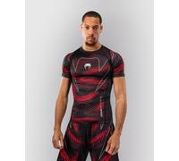 T-shirt Venum Matupa Rashguard manches courtes noir rouge - S