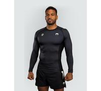 T-shirt Venum x Roger Gracie Academy Rashguard manches longues noir blanc - XXL