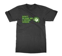T-shirt vert « Don't Blame Me I Voted Political Election », Noir , 4XL