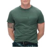Superdry Essential Washed Pocket Short Sleeve T-shirt Vert 2XL Homme