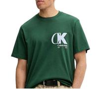 T-shirt Vert Homme Calvin Klein Jeans Ss 20s Eu S