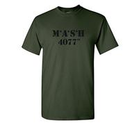 T-shirt vert militaire pour homme avec logo Mash 4077th - Vert - moyen