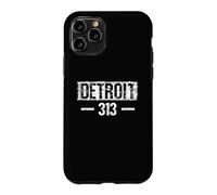 T-Shirt Vieilli « This is My Detroit 313 Michigan » Coque pour iPhone 11 Pro