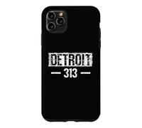 T-Shirt Vieilli « This is My Detroit 313 Michigan » Coque pour iPhone 11 Pro Max