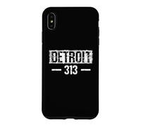 T-Shirt Vieilli « This is My Detroit 313 Michigan » Coque pour iPhone XS Max