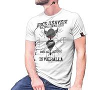 T-shirt Vikings Have Sex Food #27366 - T-shirt à l'alcool Valhalla Vikings Germaniques de bière, Blanc., M