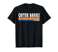 T-shirt vintage années 70 80 Outer Banks NC T-Shirt