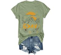 T-shirt vintage avec inscription « God is Greater Than The Highs and Lows » - Pour homme et femme, Vert, XL