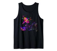 T-Shirt Vintage avec Inscription « Music DJ Retro Mix » Débardeur