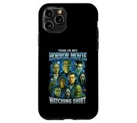 T-Shirt Vintage avec Inscription « This is My Horror Movie Watching Shirt » Coque pour iPhone 11 Pro