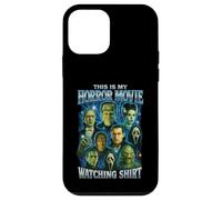 T-Shirt Vintage avec Inscription « This is My Horror Movie Watching Shirt » Coque pour iPhone 12 Mini