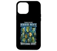 T-Shirt Vintage avec Inscription « This is My Horror Movie Watching Shirt » Coque pour iPhone 12 Pro Max