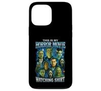 T-Shirt Vintage avec Inscription « This is My Horror Movie Watching Shirt » Coque pour iPhone 13 Pro Max