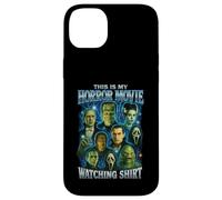 T-Shirt Vintage avec Inscription « This is My Horror Movie Watching Shirt » Coque pour iPhone 14 Plus