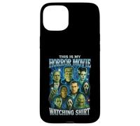 T-Shirt Vintage avec Inscription « This is My Horror Movie Watching Shirt » Coque pour iPhone 15 Plus
