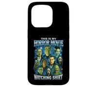 T-Shirt Vintage avec Inscription « This is My Horror Movie Watching Shirt » Coque pour iPhone 15 Pro