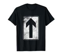 T-shirt vintage avec inscription « Warning One Way Direction » T-Shirt