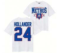 T-shirt vintage des Métros de Montréal des années 90 (2 faces), chandail à col rond des Métros de Montréal, chandail de hockey chauffant de la rivalité avec Hudson Williams et Connor Storrie L,M,S,XL,