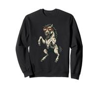 T-Shirt Vintage Football Américain Drôle Cheval Fans Sweatshirt