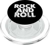 T-Shirt Vintage Grunge Old Rock & Roll Music, Rock and Roll PopSockets PopGrip pour MagSafe